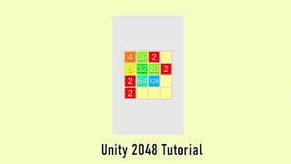 Unity 2048 Tutorial