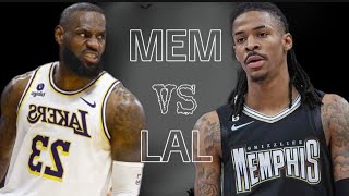 MEMPHIS GRIZZLIES VS LOS ANGELES LAKERS FULL GAME HIGHLIGHTS