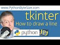 How to draw a line in Python using tkinter