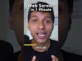 Web Service in 1 Minute