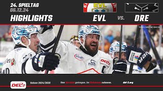 Game Highlights Spieltag 24: EV Landshut vs. Dresdner Eislöwen