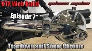 Stripping the Front End and Blinging the Back //  VTX Bike Build Episode 7