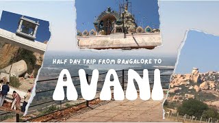 Half-day road trip from Bangalore to Avani Betta