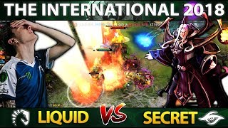 Miracle- Invoker GOD First Time On The Main Stage - Liquid vs Secret - #TI8 Dota 2