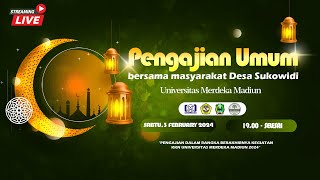 🔴PENGAJIAN DALAM RANGKA PENUTUPAN KKN DESA SUKOWIDI UNIVERSITAS MERDEKA MADIUN 2024