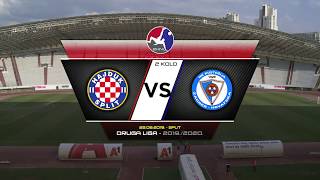 HAJDUK II vs KUSTOŠIJA 4:0 (2. kolo, Druga HNL 19/20)