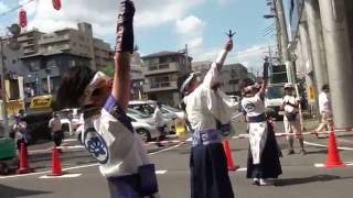 よさこいサンバ'16 よさこい・そうか連 - 鳴子華