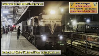 Arrival of WDM3D led PADATIK Exp at New Jalpaiguri !!