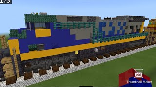 Minecraft CSX YN2 AC44CW locomotive tutorial