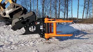 Hochwertige Fällgreifer für Bagger   KX Treeshears