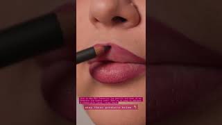 shading ombre lips using a lip liner 🍇