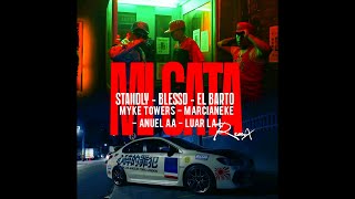 Standly, El Barto - Mi Gata (Full Remix) Ft. Blessd, Myke Towers, Marcianeke, Anuel AA Y Luar la L