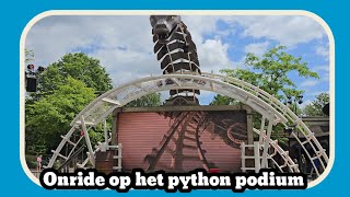 Onride van de python op het python podium [Efteling 2024]