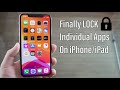 Finally LOCK Individual Apps on iPhone & iPad!!