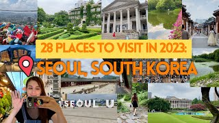 🇰🇷 28 Places to Visit in Seoul 2024 - Korea Travel Vlog - Top Seoul Attractions