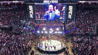 Jon Jones vs. Dominick Reyes face-off at UFC 247 in Houston, TX - 2/8/2020