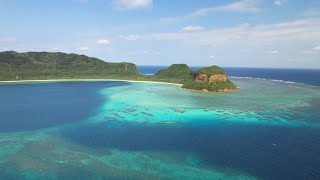 【空撮素材】ドローン、西表島、ピナイサーラの滝、バラス島、船浮など…