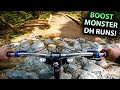 TESTING MY 300mm 'BOOSTMONSTER' ON FAST DH TRAILS!