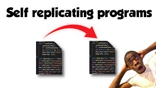 Self replicating programs in C and C++