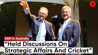 “Strategic Affairs And Cricket…” What EAM Jaishankar Discussed With Australia PM During Sydney Visit