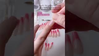 4 ways to apply press on nails, part 1/2.