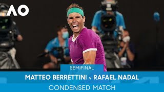 Matteo Berrettini v Rafael Nadal Condensed Match (SF) | Australian Open 2022