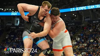 Adam Coon coolly fends off Schultz for 130kg Greco-Roman Olympic berth | NBC Sports