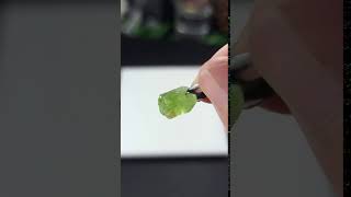 橄欖石 Peridot 寶石級橄欖石原礦項鍊吊墜 八月誕生石 B2