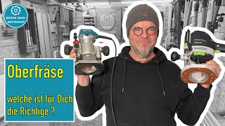 Welche Oberfräse ist die Richtige ?⏐meine Erfahrungen⏐kleine holzwerkstatt
