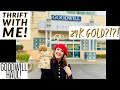 I STRUCK GOLD AT GOODWILL! 4 Goodwills In 1 Day |  Thrift With Me  |  She's Made Of 24K GOLD?!?!?