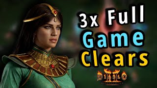 Doing 3x Full Game Clears, NEW FARMING META? Drop Highlights and Analysis - Diablo 2 Resurrected