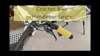 Crochet Bike Handlebar Grips | Elastic Stitch | Stretchy Slip Stitch Ribbing 有弹性的织物