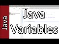 Variables - Java Programming Tutorial #2 (PC / Mac 2015)