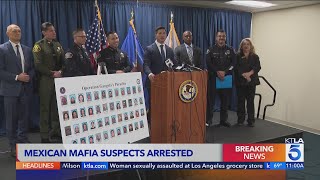 37 arrested in Orange County Mexican Mafia gang federal takedown