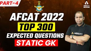 AFCAT 1 2022 | Static GK | Top 300 Expected Questions #4
