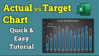 Excel Dashboard Trick: Build an Actual vs Target Chart Like a Pro!