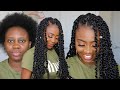 EASY JUMBO PASSION TWIST TUTORIAL | RUBBER BAND METHOD ON 4C NATURAL HAIR | Protective Style How-to