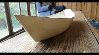 Designing A New Dory Rowing Boat With A Scale Model.