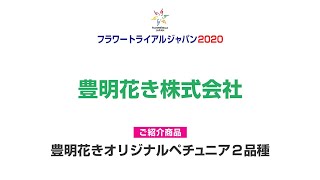 豊明花き株式会社【フラワートライアルジャパン2020秋】