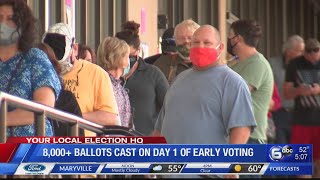 Tennessee voters set first-day early voting record