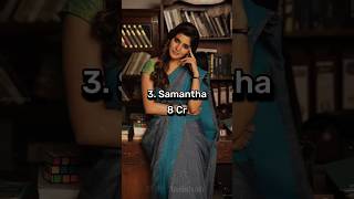 Top 10 Highest Paid South Indian Actress #southindianactress #shorts