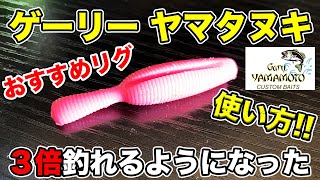 【バス釣り】ヤマタヌキの使い方や釣れる動かし方!!おすすめリグ・フリーリグやネコリグ何が良いのかまとめてみた【ゲーリーヤマモト】