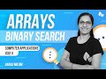 ARRAYS | BINARY  Search |  ICSE | Computer  Applications | Anjali Ma'am