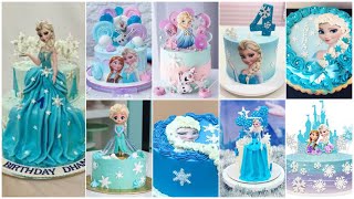 Frozen Elsa Birthday Cake Ideas 2023/Cake For Birthday/Disney Princess Elsa Cake/Girls Birthday Cake