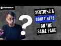 Using Sections, Columns and Flexbox Containers on the same page - Elementor Wordpress Tutorial