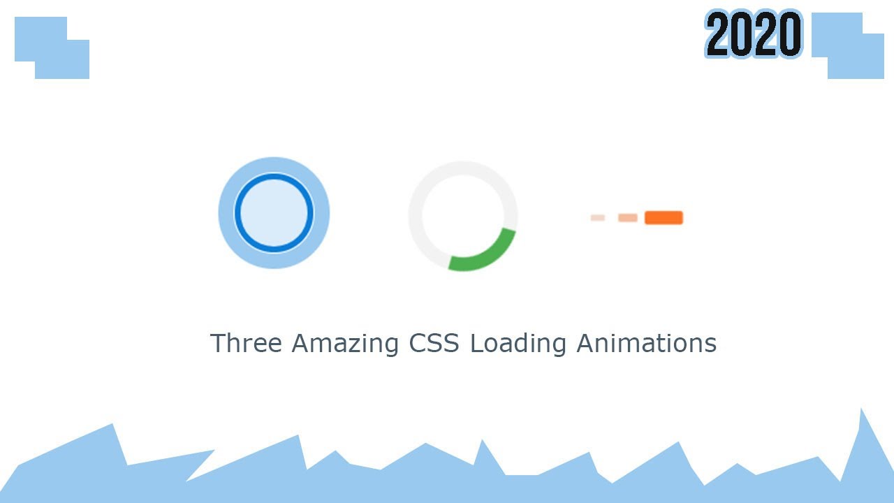 Three Amazing CSS Loading Animations | CSS Loader - YouTube