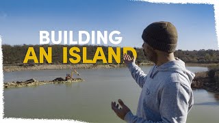 Why we're building an island in our quarry rewilding project | VLOG