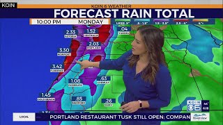 Soggy weekend weather as an atmospheric river brings soaking rains to the PNW