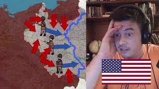 American Reacts to Germany vs Poland, 1939 WW2 | Eastory