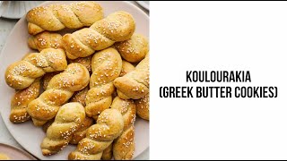 Koulourakia - Greek Butter Cookies